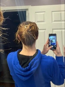 Horquillas francesas de metal para mujeres, Horquillas francesas doradas para cabello grueso, Horquillas en forma de U, Horquillas de metal para todo tipo de cabello, Palillos para recogidos, Horquilla para moño francés, Tenedor para el cabello