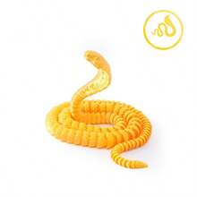 25cm Articulated Snake Movable Joints Snake Shaped Funny Toy - Cobra - View 15