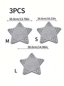 3pcs Set Of Non-Stick Pan Protector Mats, Heat Resistant & Anti-Ant Separator, Kitchen Tools To Prevent Scratches, Includes Trivet Mat Set, Hot Pot Holder, Fashion Cup Coasters, Easy To Clean & Dry, Gray