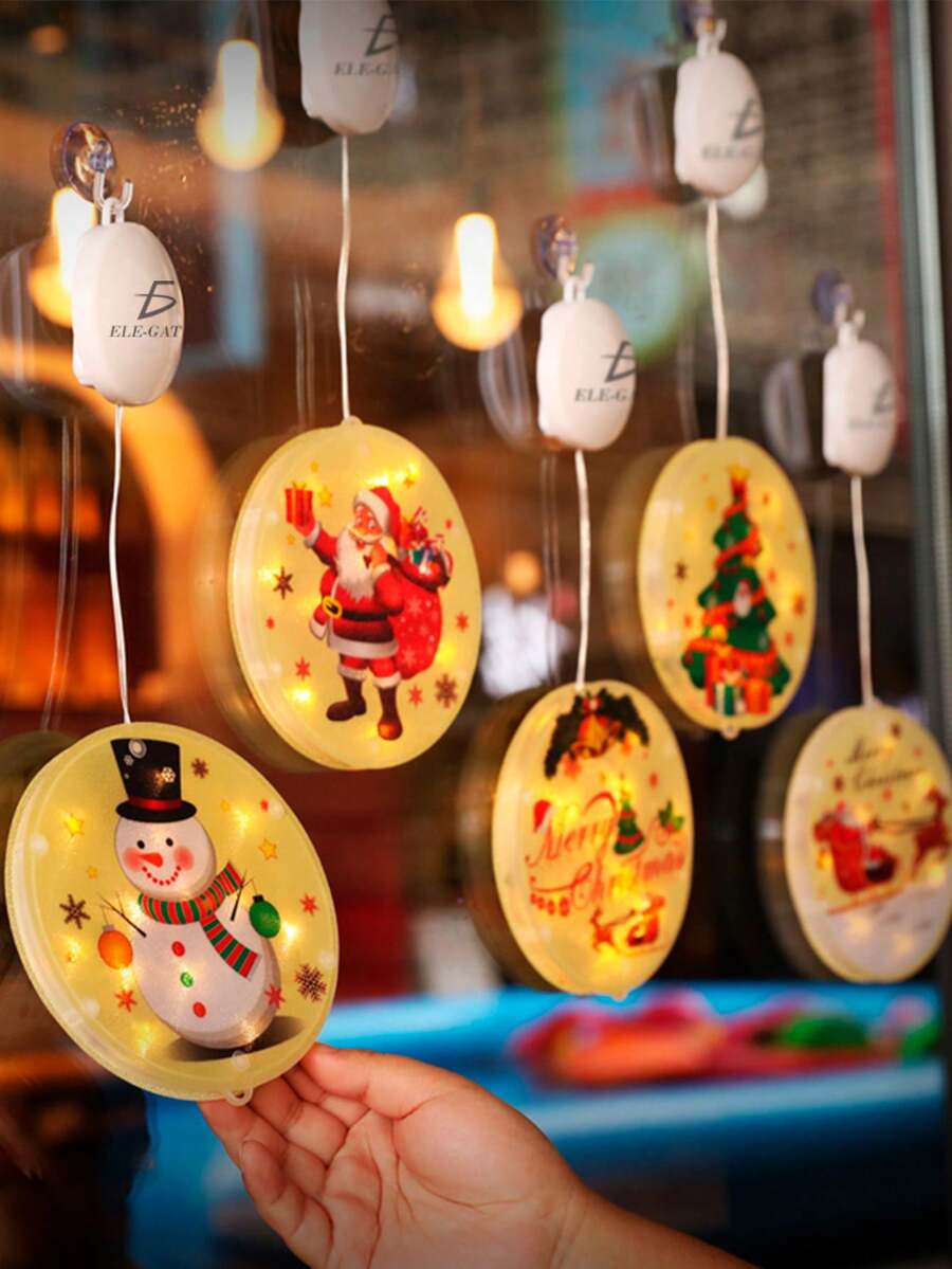 Ele-gate Luces Colgantes de Navidad – Decoración Luminosa Festiva para tus Espacios - Multicolor - Ver 1
