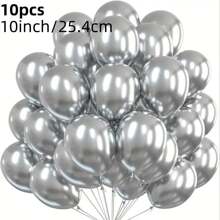 10pcs/20pcs/50pcs Per Set, 10inch/12inch/5inch, 16 Colors, Sequin Latex Balloons, Suitable For Valentine's Day, Wedding, Birthday Party, Anniversary, New Year, Family Gathering, Graduation, Halloween, Christmas Decoration, Birthday Decoration, Marriage, Wedding Decoration, Birthday Balloons