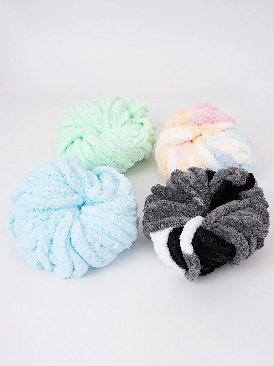 Dicke, grobe Eiswürfel-Garne zum Handstricken von Schals, Kissen, Großhandels-Milchgarn zum Basteln