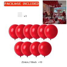 50 đồ trang trí màu đỏ - Biểu ngữ kỷ niệm vui vẻ, Bóng bay lá polyester hình trái tim màu đỏ, Bóng bay "LOVE" lớn, Bộ ngày lễ tình nhân với ruy băng đỏ, Thích hợp cho kỷ niệm, Đồ trang trí ngày lễ tình nhân, Đám cưới, Tiệc chia tay thời con gái - Đỏ - Xem 9