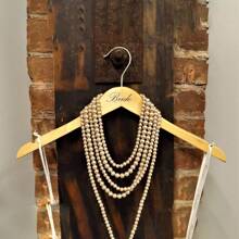 [Customization] 1 Piece Personalized Bridal Party Hanger - Wedding Hanger - Wooden Carved Hanger - Bridal Hanger - Wedding Attendant Name Accessories ,Anti-Mold Stylish,Adorable,Colorful Custom,Personalized,Unique Ideal Gifts For Her Friends,Son,Daughter,School Students,Workers,Kids School,Home,Office,Multi-Functional, Ornamental,Reusable,Exquisite,Stylish,High-Quality,Colorful,Modern,Custom,Personalized,Unique,Ideal Gifts For Him,Ideal Gifts For Her,Boyfriend,Dad,Girlfriend,Mom,Family,Friends,Tea Room,Home,Garden,Office,For Anniversaries,For Valentine's Day,For Mother's Day,For Birthdays,For Father's Day,For Graduation,For Weddings,For Housewarming,Slow Summer Living,Customized Hangers & Racks,Vacay Vibes