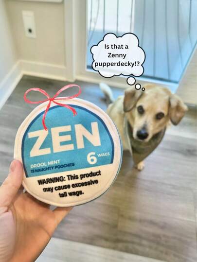 Parody Dog Toy - Plush Squeaky And Crinkle Funny Dog Toy