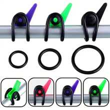 5 قطع / 10 قطع / 20 قطع أعمدة صيد وطُعُم من البلاستيك، أدوات وملحقات معدات الصيد المحمولة (ألوان عشوائية) - متعدد الألوان - مشاهدة 6