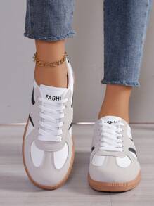 Damskie modne buty sportowe wielofunkcyjne na zewnątrz w dużych rozmiarach, cholewka z PU, podszewka z materiału tekstylnego zapewniająca wygodę, gumowa podeszwa zewnętrzna zapewniająca trwałość, antypoślizgowość, wodoodporność, odpowiednie na każdą porę roku