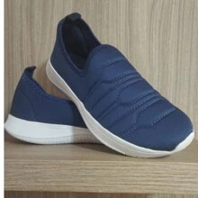 Women Wedge Sneakers - Azul Marino - Ver 3