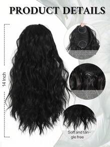 14 Inch Heat Resistant Synthetic Drawstring Ponytail Deep Curly Instant Clip Ponytail Extension Afro Drawstring Ponytail Extensions Kinky Curly Ponytail Extensions Synthetic Afro Puffs Curly Ponytail Extension For Women