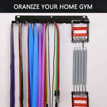 Metal Baseball/Softball Bat Rack - Fence Or Wall Mounted Bat Holder Rack For Storing And Displaying Up To 16 Player Bats And Other Items - Black - View 9