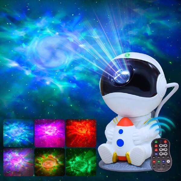 Star Projection Lights Milky Way Astronaut APP Control Atmosphere Lights Nightlights Bedroom Living Room Decorative Lights Holiday Gift Family Romantic Decorative Atmosphere Lights