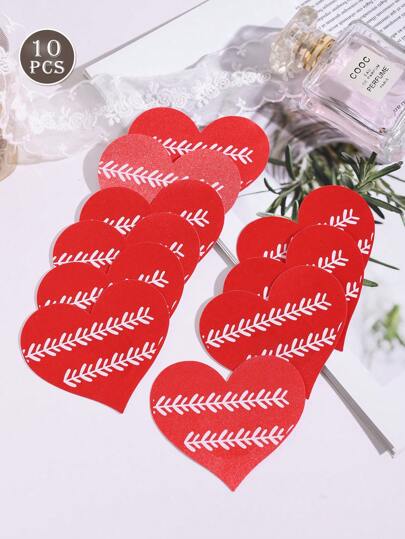 FELIZONES 10pcs/Pack Disposable Nipple Covers, Seamless Breathable Self-Adhesive Invisible Bra, Women's Lingerie Accessories, Low-Cut Evening Dress, Bra, Lingerie Accessories, Anti-Exposure Nipple Covers, Wedding Photography Supplies, Wedding Dress Accessories