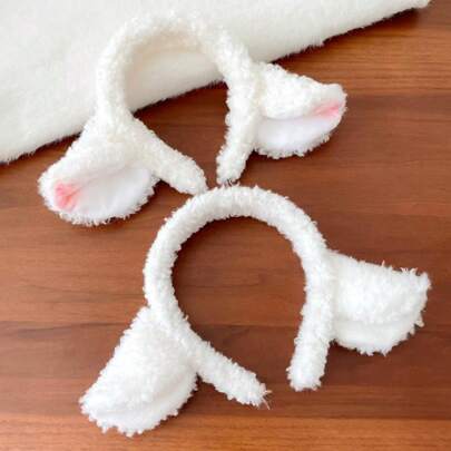 1pc Cute Sheep, Lamb, Rabbit Ears Headband, Sweet Adult Hair Accessory, Hair Accessories For Women, Hair Tools, Beauty Accessories, Curly Hair Accessories,Hair Accessory,Hair Accessories,Hair Accessories For Women,Fall,Travel,Hair Tools,Accessories Women,Hair Stuff,Fall,Hair Accessories,Hair Tools,Hair Stuff,Stuff,Beauty Accessories,Gifts,Travel,Gifts For Women,Hair Stuff,Stocking Stuffers,Stocking Fillers,Stocking Stuffers For Women,Stocking Fillers Women, Stocking Stuffers For Adults,Stocking Fillers For Adult,Hair Stuff,Coming-Of-Age Hair Accessory, Hair Accessories,Gift Ideas For Women,Beauty Stocking Fillers, Gifts For Women