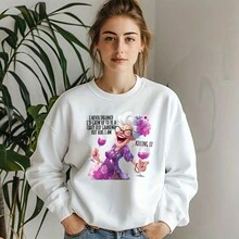 1/2/3 Exaggerated Grandma Heat Transfer Pattern Washable Heat Transfer Decal Suitable For Hoodies, T-Shirts, Pillows, Backpacks, Aprons, Umbrellas, Shoes, Jackets, Etc