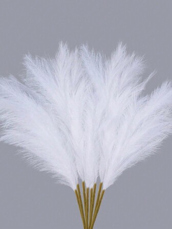 10/20/30/40pcs Artificial Pampas Grass, 21.27 Inches (54 Cm) High. Fluffy Silk Artificial Pampas Grass Flowers. They Are Bohemian Style Decorations. They Are Suitable For Decorating Home, Living Room, Kitchen, Wedding, Vase, Bedroom, Room, Garden,Christmas Decorations.