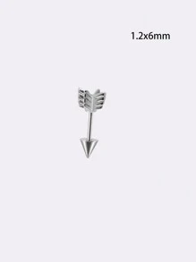 1 chiếc khuyên tai sụn mũi tên bằng thép không gỉ đa năng hình mũi tên công nghiệp xỏ khuyên tai cho nam nữ trang sức cơ thể - bông tai mũi tên - Xem 13