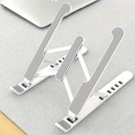 New Laptop Stand, Made Of High-Quality ABS And Metal, Stable With 7-Level Adjustable, Portable Foldable 3-Fan Cooling Stand