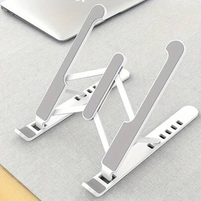 New Laptop Stand, Made Of High-Quality ABS And Metal, Stable With 7-Level Adjustable, Portable Foldable 3-Fan Cooling Stand
