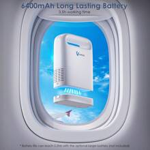 Portable Air Supply Machine - Adjustable 1-5 L/Min, Wheelchair Compatible, For Travel - one-size - View 7