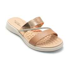 Modare Women's Metallic Premium Np New Craq Clogs With Florence Strap 7174.115 - 米色和金色 - 查看 9