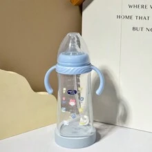 1 Pc Spill-Proof Gravity Ball Grip Nursing Bottle, Durable Anti-Choke Straw Newborn Baby Water Cup, 8/11.5 OZ - Multicolor - View 12