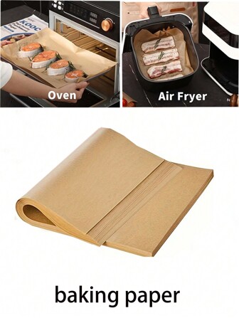 50 Pieces Baking Paper Non Stick Pre Cut Baking Paper Baking Paper Will Not Curl Burn Wax Paper Grill Paper
