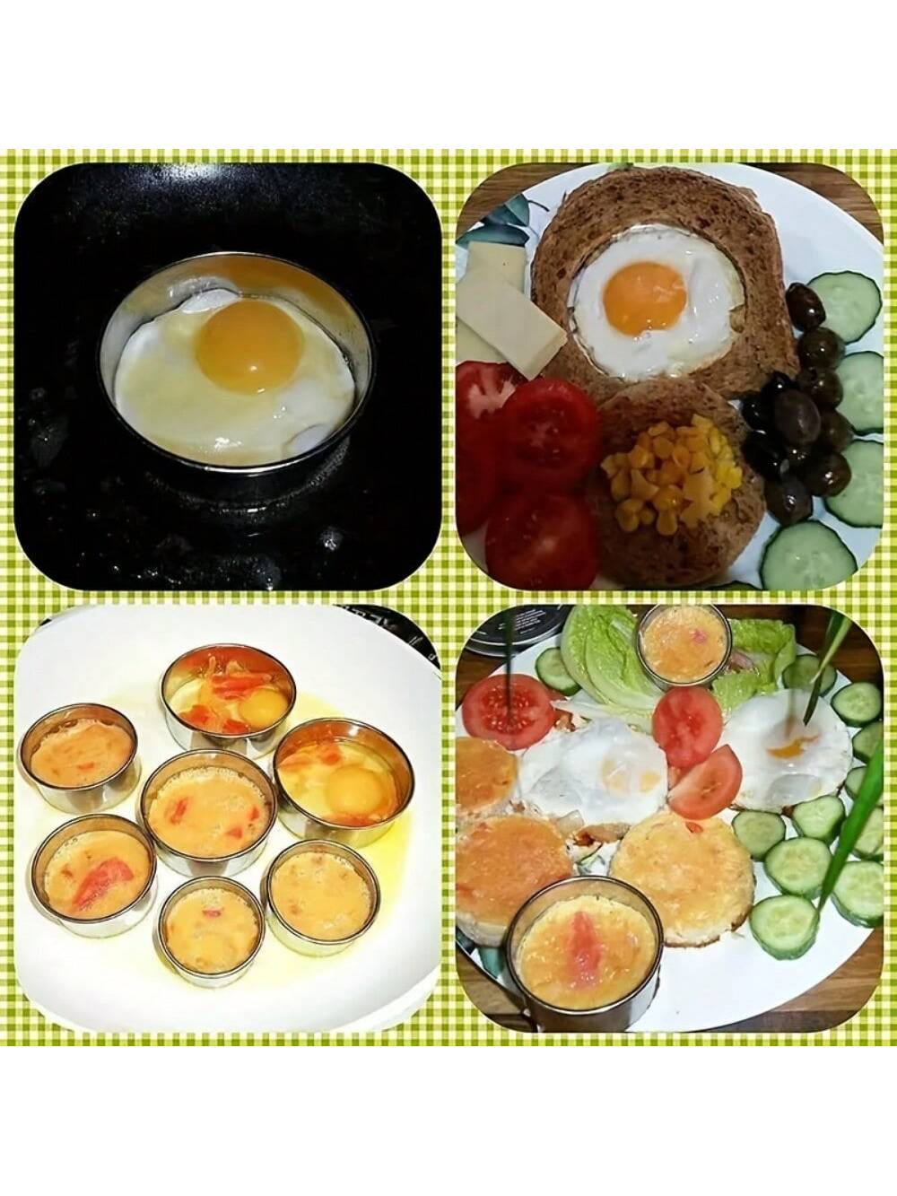 مجموعة 5 قطع، قاطع عجينة خبز البسكويت، قالب الفوند...