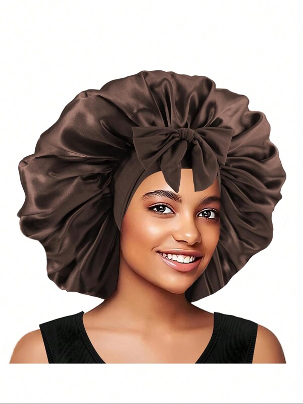 Bonnet Queen Silk Bonnet For Sleeping Satin Bonnet Hair Bonnet Black Bonnet For Men Tie Bonnet For Women Adjustable Bonnet For Natural Hair Curly Hair,Bonnet,Shower Cap,Hair Products And Accessories For Barber Salon Beauty Travel Essentials