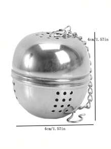 1 pezzo Infusore per tè in acciaio inossidabile, setaccio per spezie, filtro per tè per teiera, accessorio da cucina, ideale per il ritorno a scuola