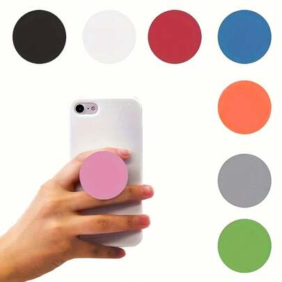 1/2pcs ABS Material Finger Grip Phone Holder, Foldable Stand Suitable For Smartphone Cases, Portable Air Cushion Stand Compatible With Multiple Phone Sizes Compatible With IPhone, Android Phone, Gift For Birthday, Family, Friends Gifts Birthday Phone Ring Holder Phone Grip Phone Accessories