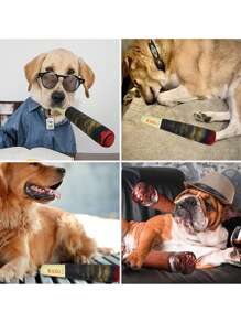 Pet Voice-Making Chewing Toy, Interesting Simulated Cigar Sound, Dog Chewing Teething Interactive Game Chewing Toy - Multicolor - View 7