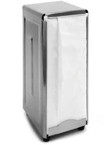 Brybelly KNAP-002 Spring-Load Stainless Steel Tall-Fold Napkin Dispenser - 彩色 - 查看 1