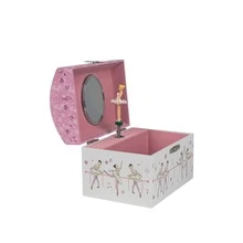 1pc Arch-Shaped Music Box With Ballet Shoe Design, Jewelry Storage Box, Gift For Girls And Kids, Holiday Gift - Ballet Shoes - View 7