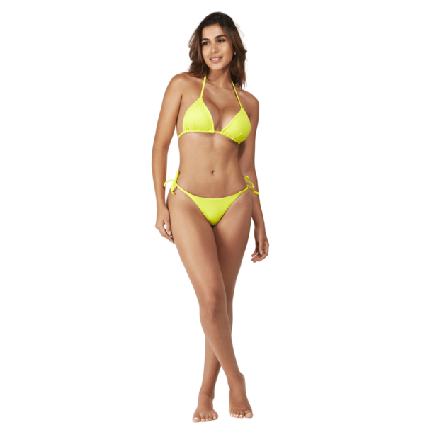 Biquíni Fio Dental Cortininha, Com Bojo Removível, Brasil 2024/2025 Liso