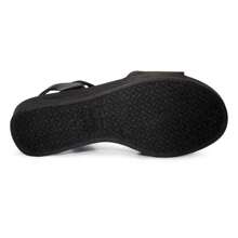 Usaflex Women's Casual Platform Sandal MM0701 - 黑色 - 查看 9