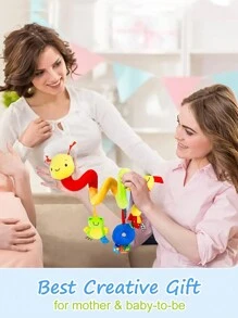 Bola de agarre manual The Caterpillar, Juguetes tranquilizadores para bebés, con forma de animalitos de dibujos animados, sonajeros - Multicolor - Ver 6