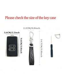 Funda para llavero con colgante con el logo del coche, estuche protector de lujo para llave de coche para Renault Koleos Kadjar, accesorios para coches Renault - Unitalla - Ver 11