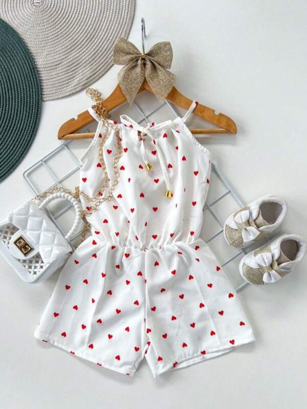 Pequeninos Kids - Macaquinho Baby com Estampa de Corações Conforto e Charme para os Pequenos