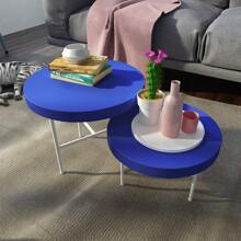 1 Roll Matte Blue Self-Adhesive Wallpaper, Bright Blue Contact Paper For Kitchen Cabinet, Craft, Bedroom, Bathroom, Removable Solid Color Decorative Sticker, Home Decor, Renovation, Spring Decoration, Rama Decor Gift For Birthday, Graduation - Blue - View 7