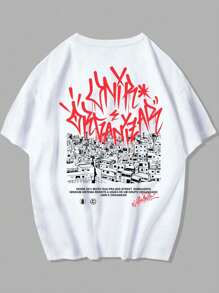 CH StreetWear Men's T-Shirt 100% Cotton - trắng - Xem 2