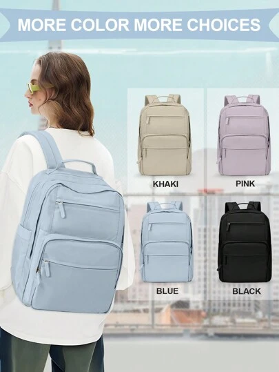 Duży plecak na laptopa, torba na komputer mieszcząca notebooka 15,6 cala, plecak podróżny, plecak szkolny, BookBag, torba szkolna, szkolna torba plecakowa, plecak podręczny, BookbaDaypack, zatwierdzony do lotów plecak służbowy dla kobiet, plecak na zewnątrz do pracy i szkoły