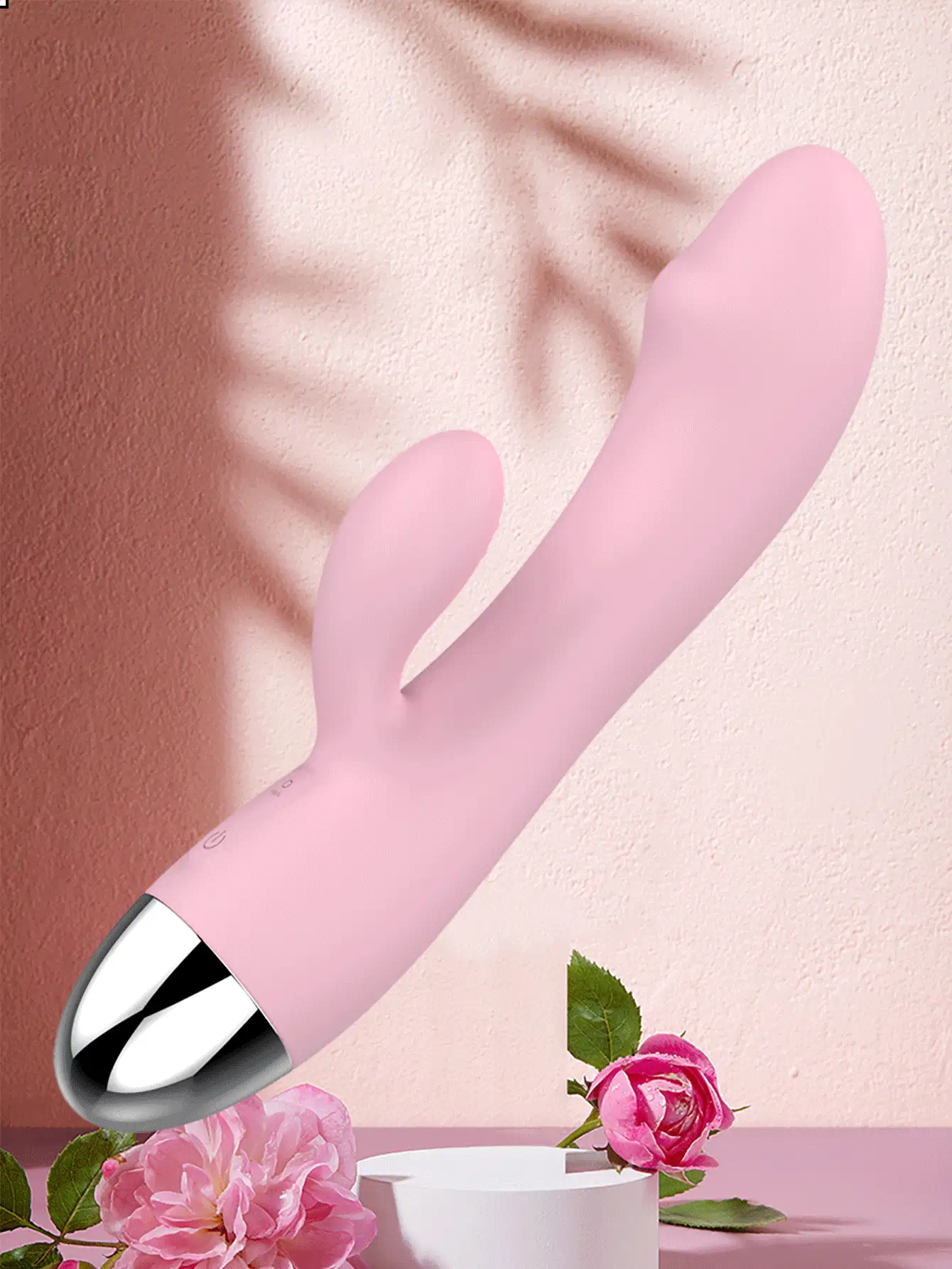 2 In 1 Rabbit Vibrator,Female Clitoral G Spot Stimulator,Vaginal Dildo Vibrator,Adult Sex Toys For Women Couple,12 Vibration Modes