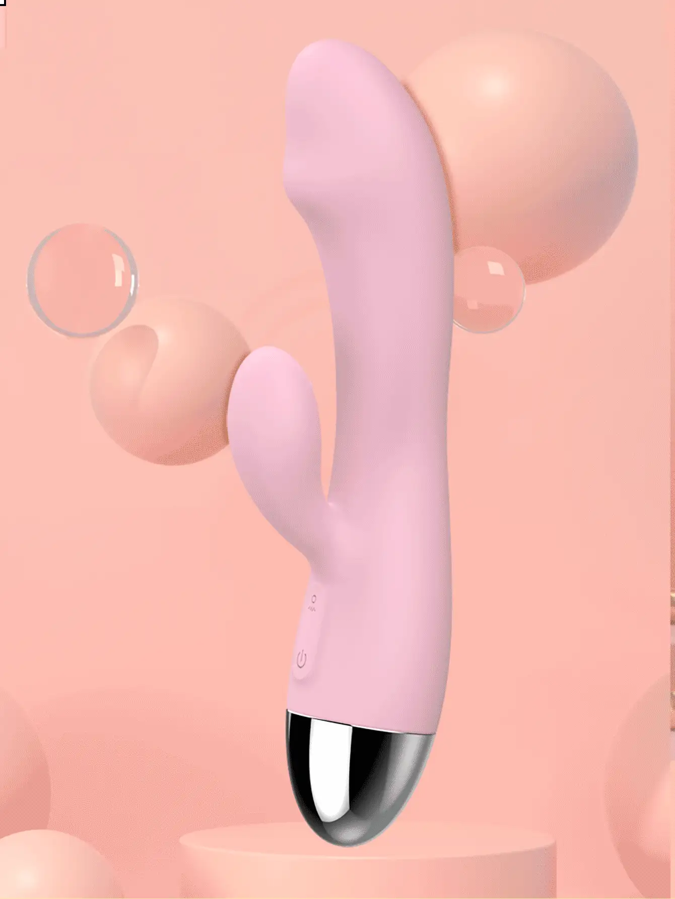 2 In 1 Rabbit Vibrator,Female Clitoral G Spot Stimulator,Vaginal Dildo Vibrator,Adult Sex Toys For Women Couple,12 Vibration Modes