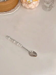 1/2/4/6/12 Stück einzigartiges Besteckset mit Perlmuttgriff aus Keramik, bestehend aus Steakmessern, Dessertgabeln und Löffeln - kreative Küchenhelfer und Accessoires, einschließlich Messer, Gabeln und Löffel - perfekt für den täglichen Gebrauch, Geburtstagsfeiern, Feiertage und als Schulmaterial