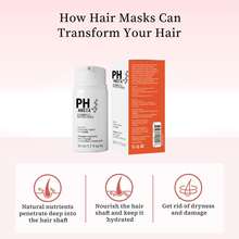 PHANSTA Non Wash Molecular Repair Hair Mask Provides Deep Nourishment For Hair, Making It Softer And More Shiny - 白色 - 查看 4