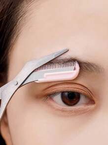 3 pièces d'outils de taille des sourcils, pince à épiler en acier inoxydable, ciseaux à sourcils avec peigne, rasoir à sourcils 3 pièces Kit de mise en forme des sourcils, set en acier inoxydable 3-en-1, ciseaux à sourcils, rasoir à sourcils, pince à épiler, kit d'outils de taille des sourcils, kit de soins esthétiques professionnels pour les sourcils : ciseaux de précision avec peigne et rasoir - sans parfum, idéal pour l'épilation du visage des femmes - Multicolore - Voir 10