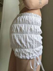 Women's Pajama Shorts Lace Trim Plaid Elastic Waist Comfy Sleep Shorts Summer Casual Pajama Bottoms