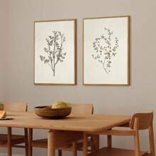 1 pieza sin marco, Pósteres de plantas vintage, Impresiones en lienzo de botánica del campo francés, Decoración de flores, Arte de pared en lienzo para vivero, Pintura artística de pared como regalo, para dormitorio, baño, sala de estar, decoración de pared, hogar y decoración de dormitorio