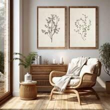 1 pieza sin marco, Pósteres de plantas vintage, Impresiones en lienzo de botánica del campo francés, Decoración de flores, Arte de pared en lienzo para vivero, Pintura artística de pared como regalo, para dormitorio, baño, sala de estar, decoración de pared, hogar y decoración de dormitorio
