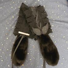 Lolita 毛绒兔耳头带，KC 头饰，角色扮演，大会，长兔耳蕾丝发带 - 彩色 - 查看 3